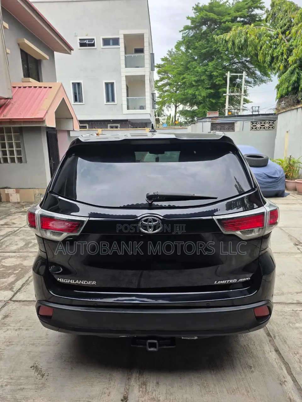Toyota Highlander Limited V6 4x4 (3.5L 6cyl 6A) 2016 Black