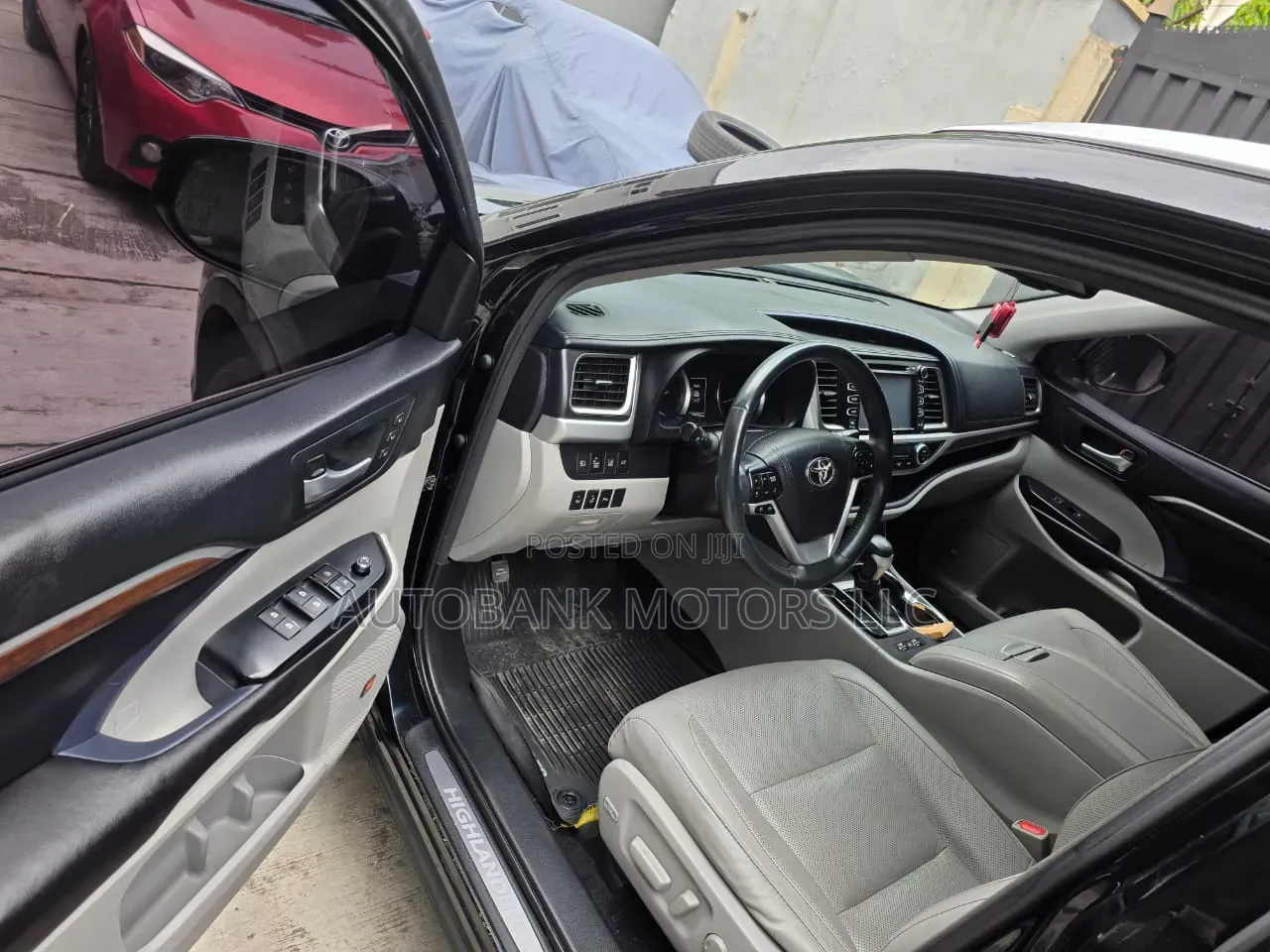 Toyota Highlander Limited V6 4x4 (3.5L 6cyl 6A) 2016 Black