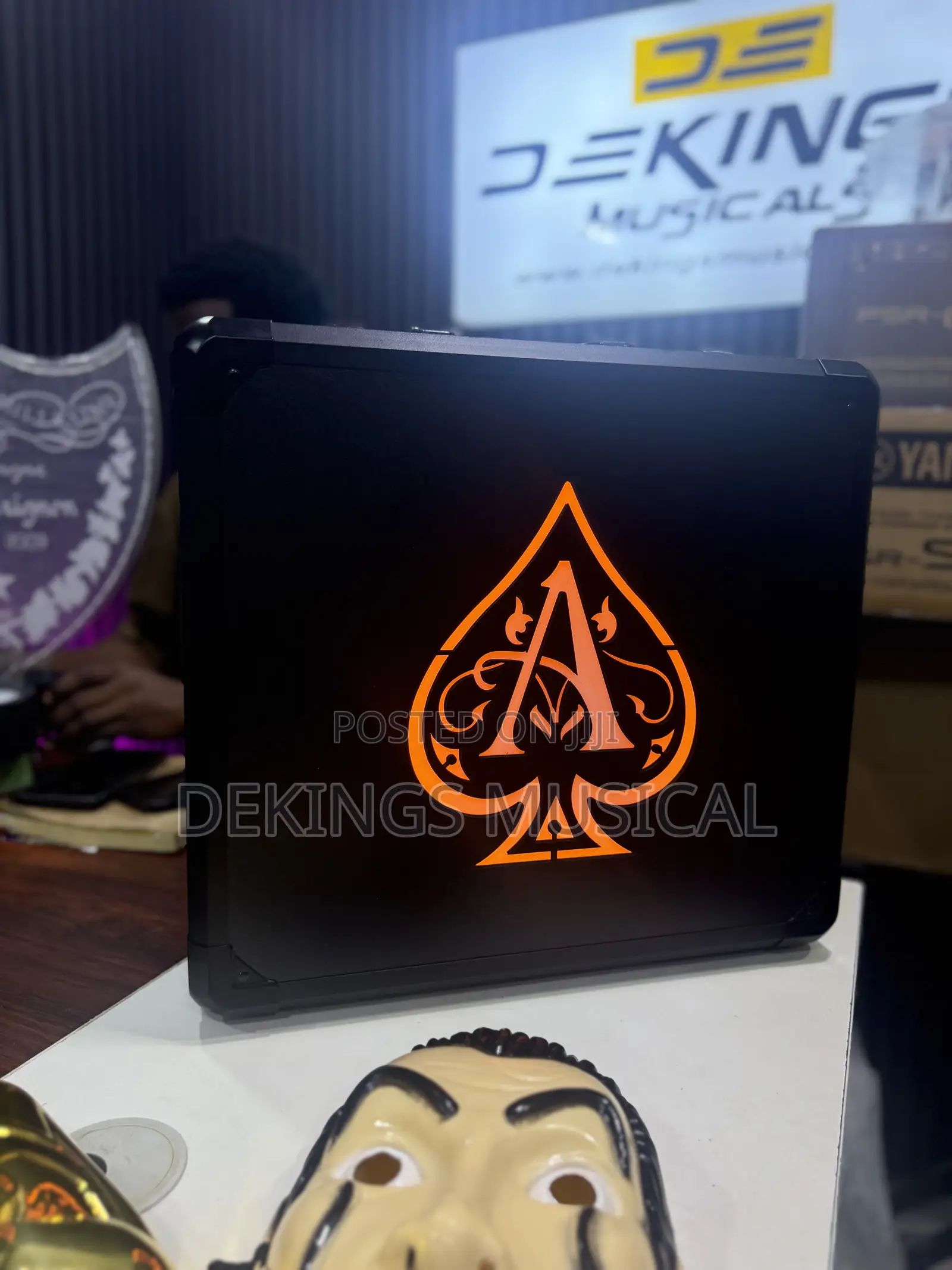 3 Bottle Ace Of Spade Casket Blotter Presenter Glorifier