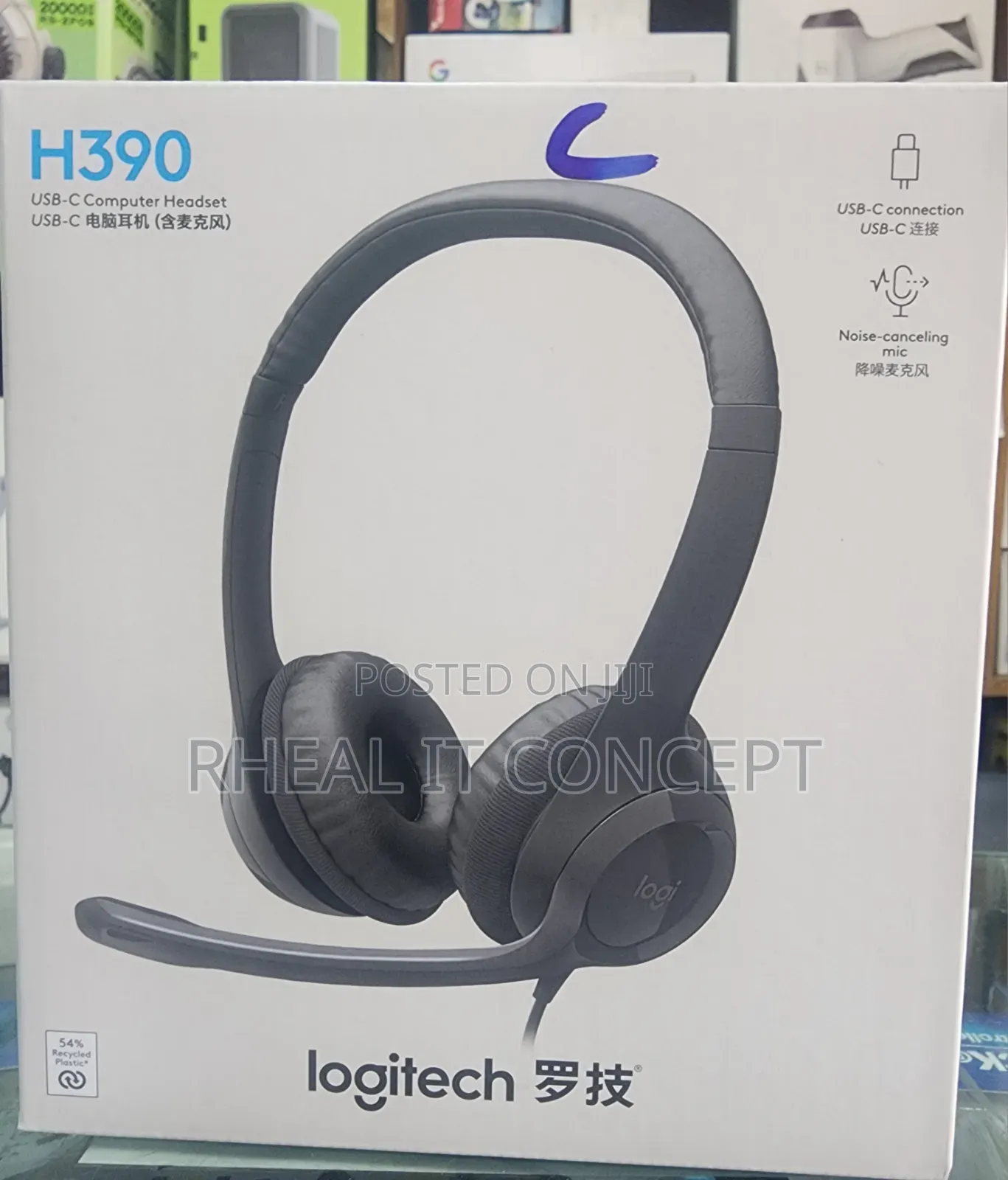 Logitech H390 Usb-c Wired Headset With Noise Cancelation Mic