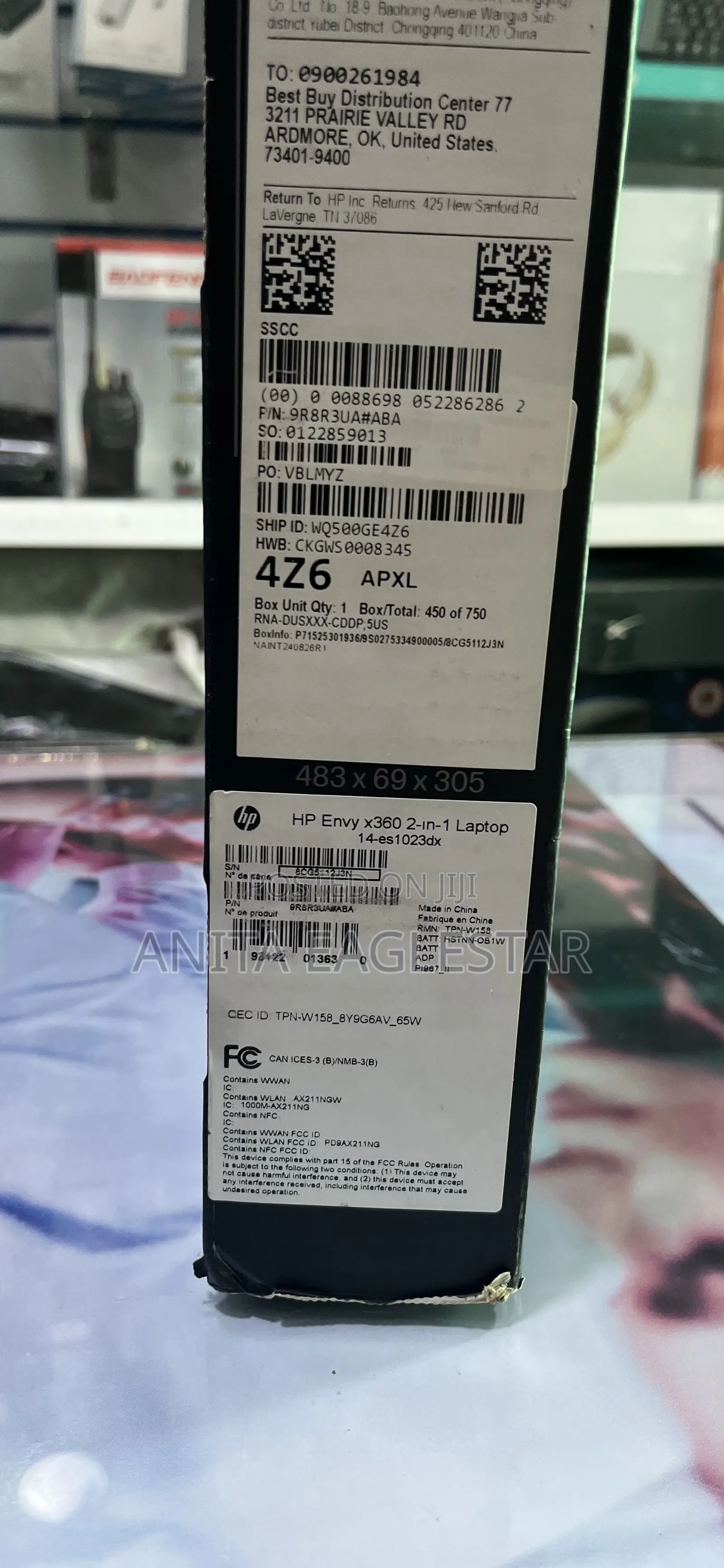 New Laptop HP Envy X360 16GB Intel Core 7 SSD 512GB