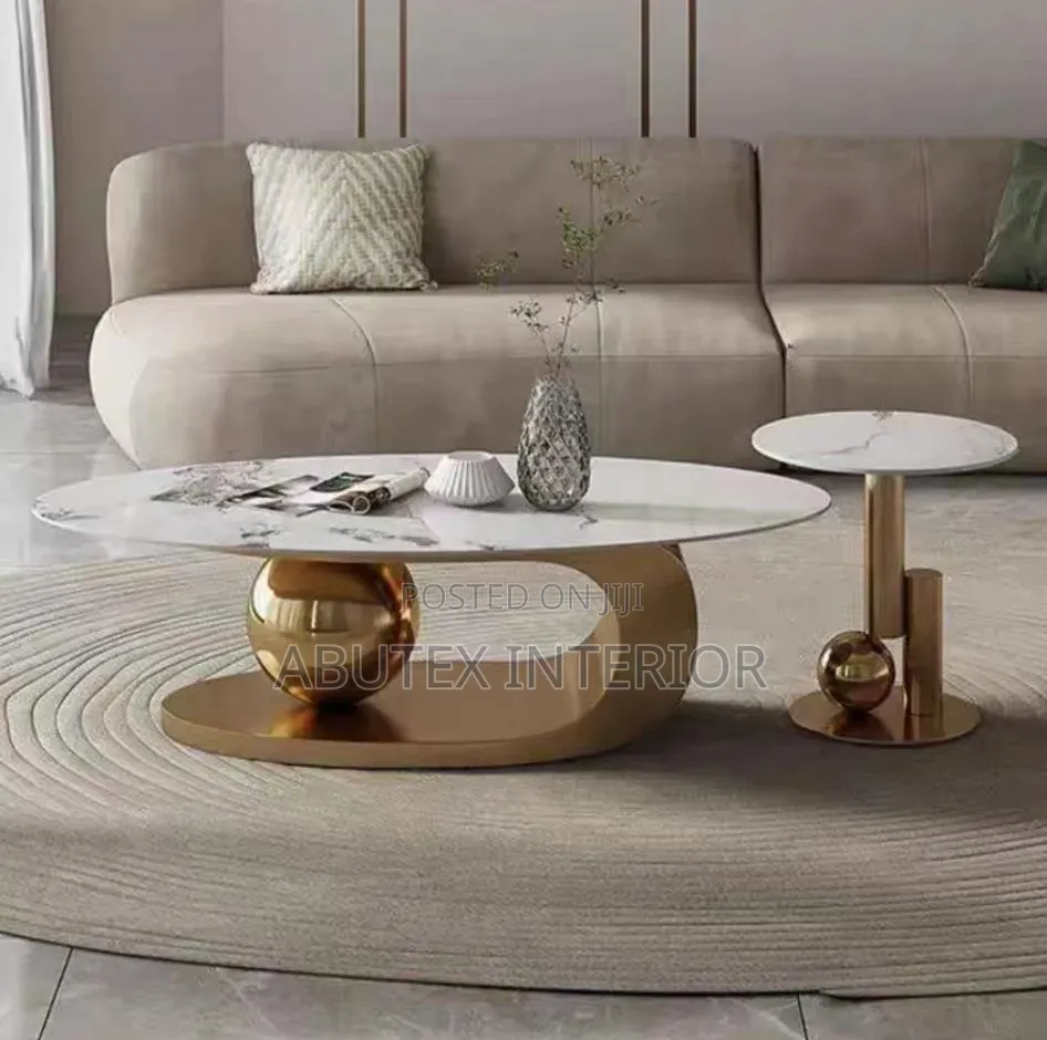 Classic Durable Centre Table With Stool