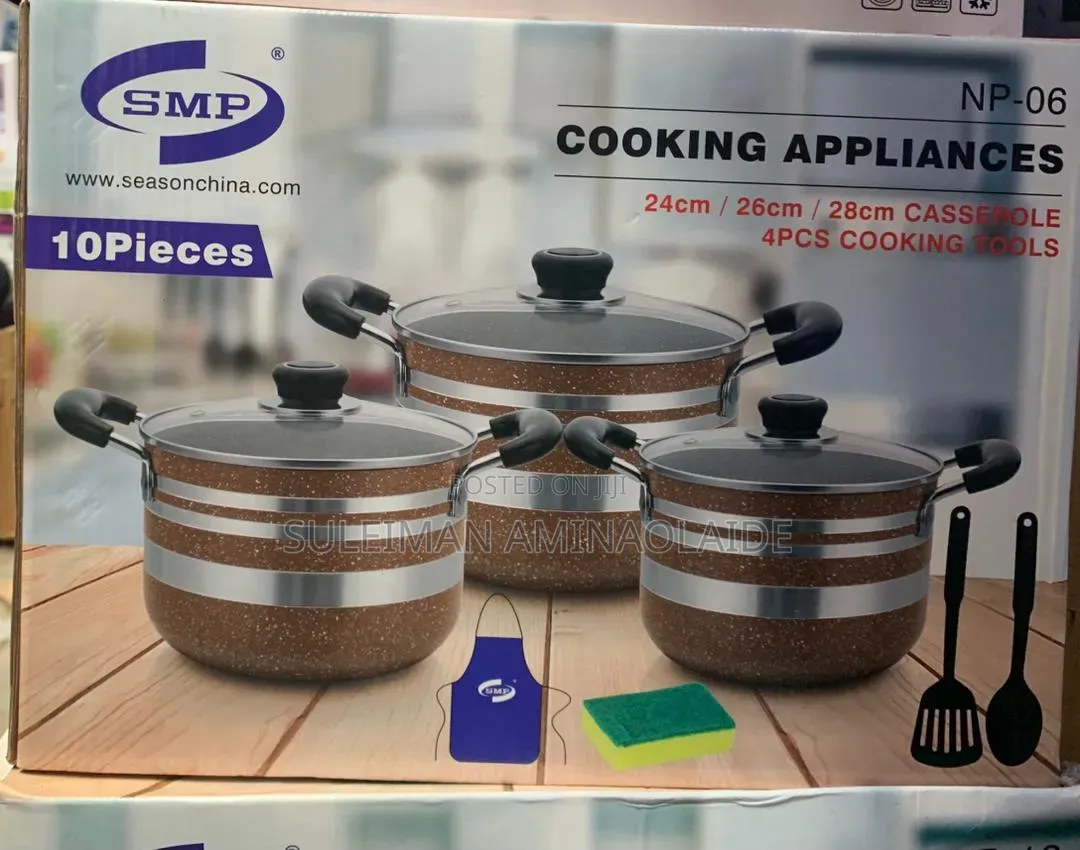 S.M.P Cooking Pots 10pcs