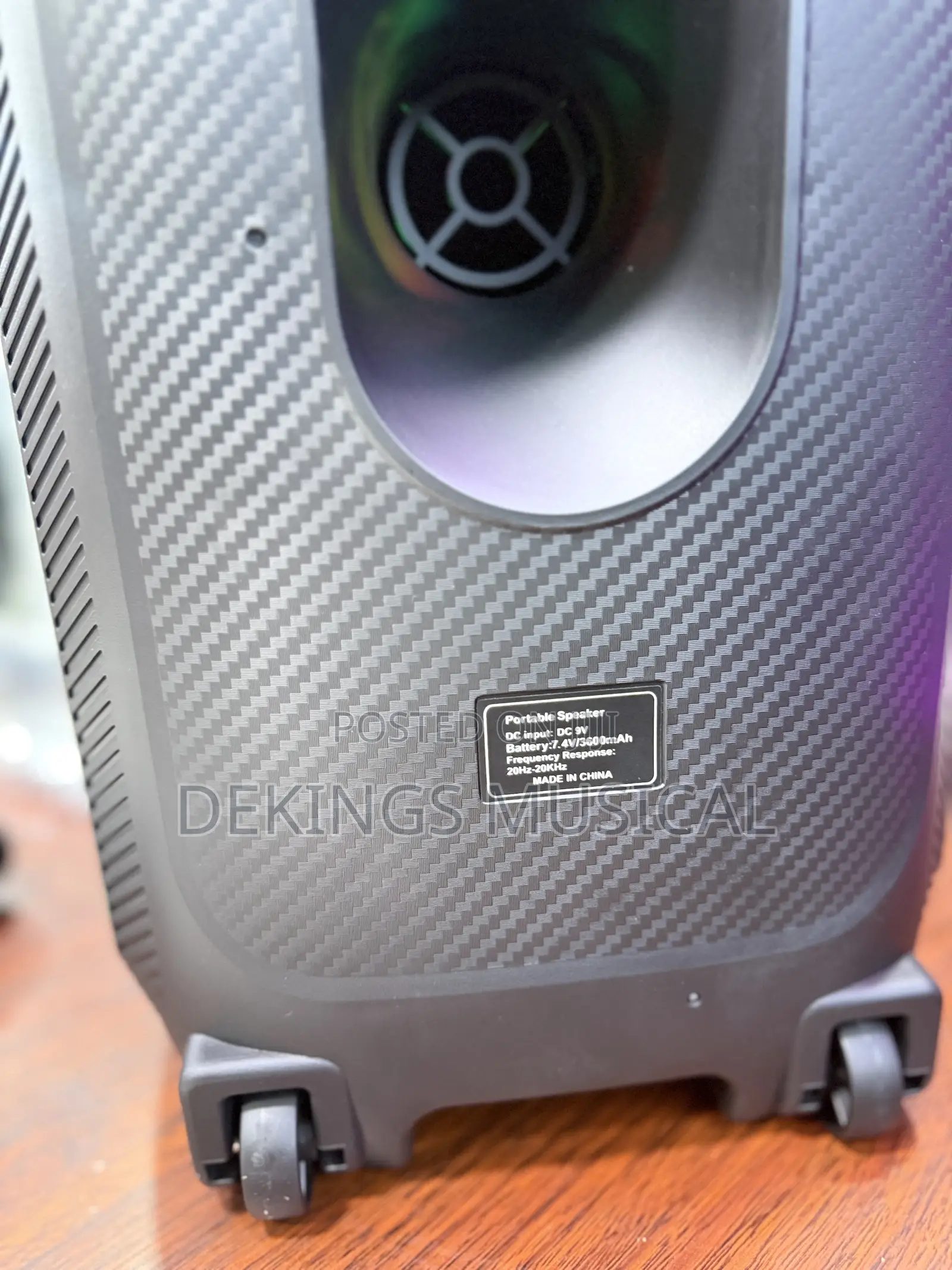 Boss Digital Dr8830 Partybox Karaoke Speaker With Mic