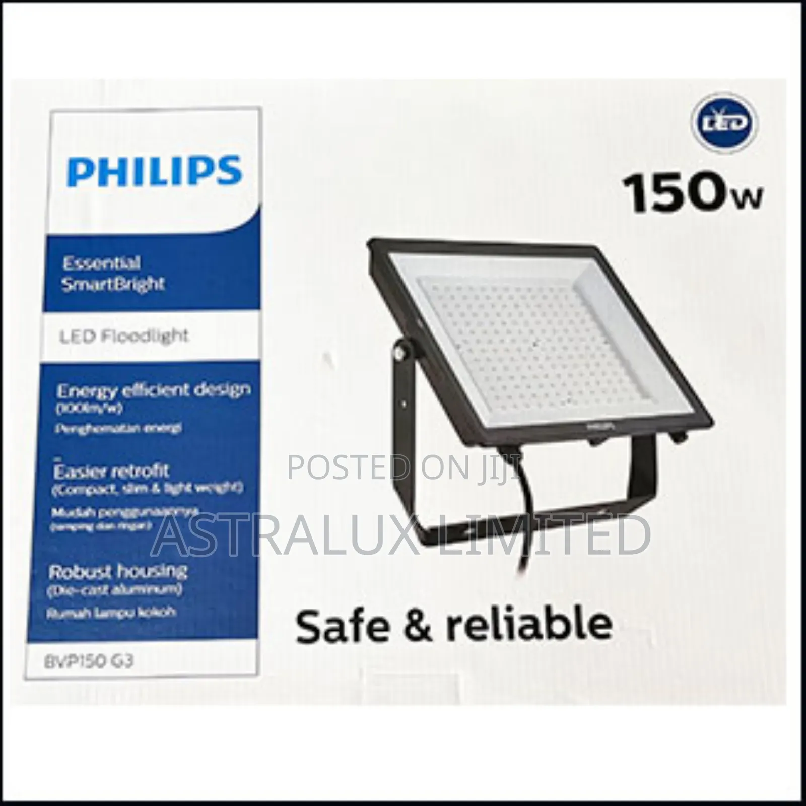Philips 200w Essential Smart Bright Flood Light
