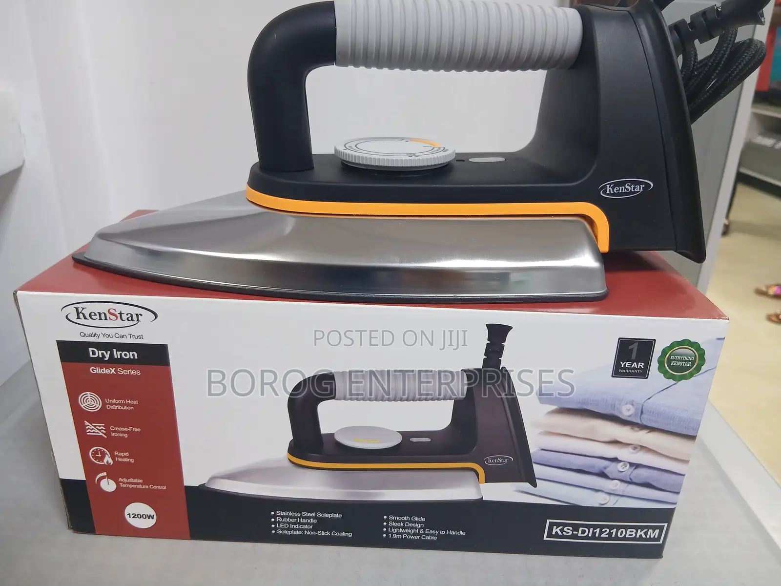 Kenstar Dry Iron-Ks-Di 1210bkm