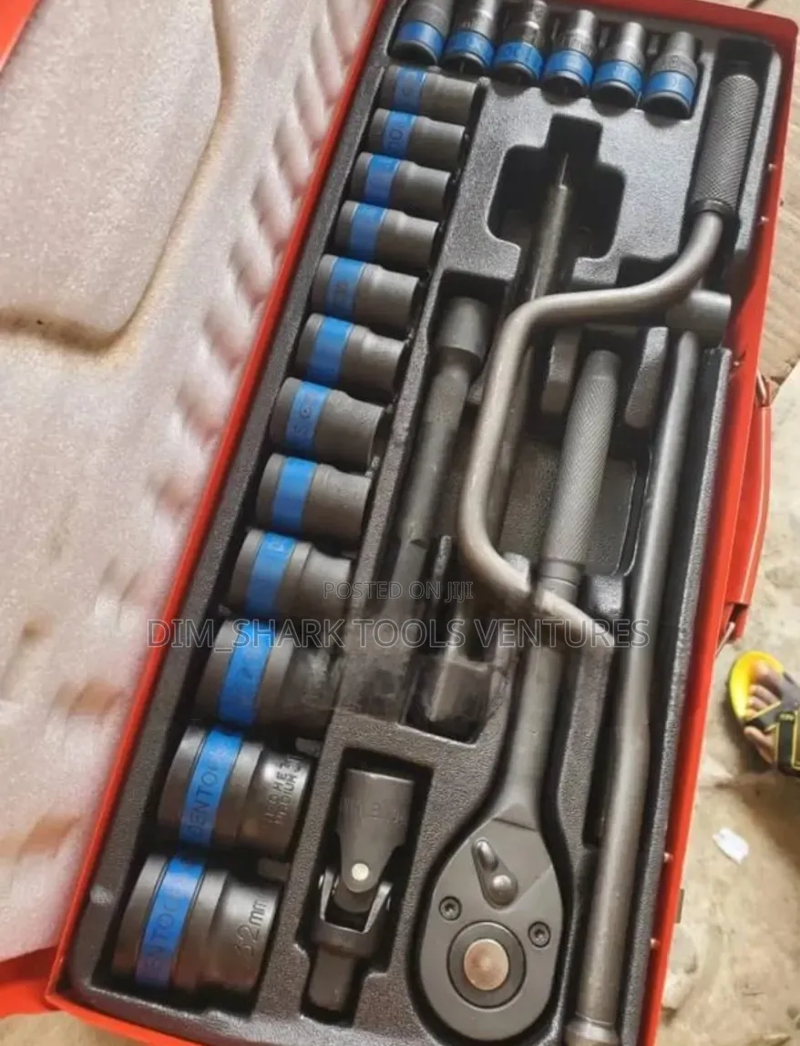 1/2-Inch Drive Heavy-Duty Impact Socket Wrench Set(24piece-Dentools)