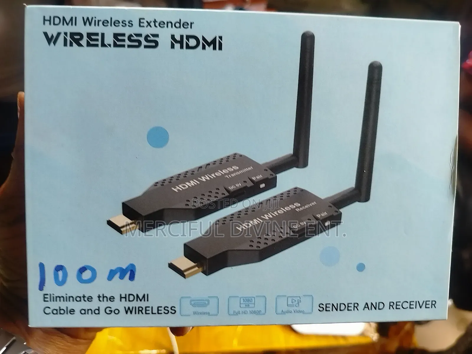 Hdmi Wireless Extender 100m Sender/Receiver