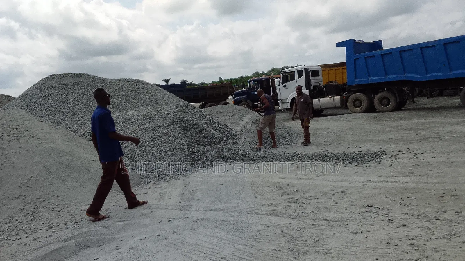 60tones of Granite Material