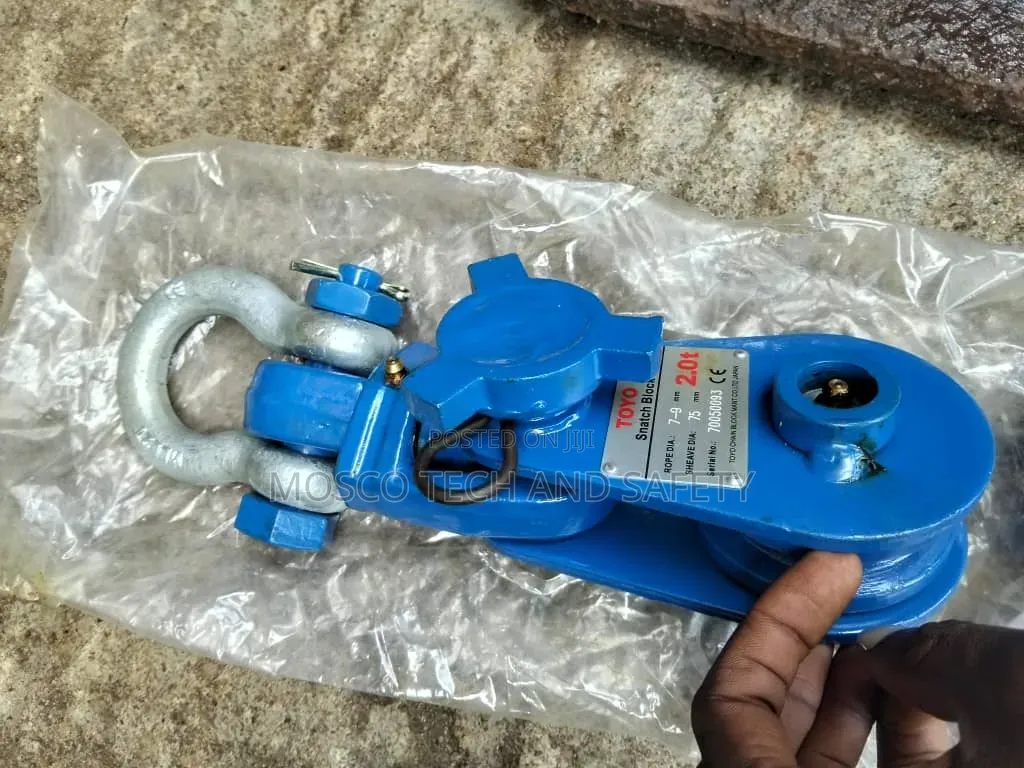 Snatch Block 2 Ton (Heavy Duty Lifting Pulley Block)
