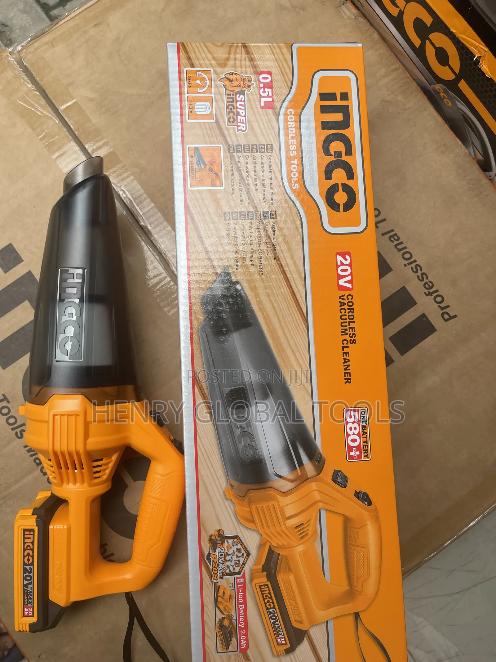 20v Ingco Car Battery Operated Vacuum Cleaner