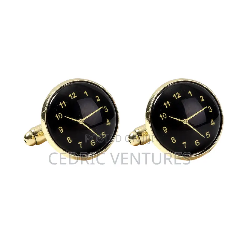 Watch Style Formal Men's Shirt Cufflinks