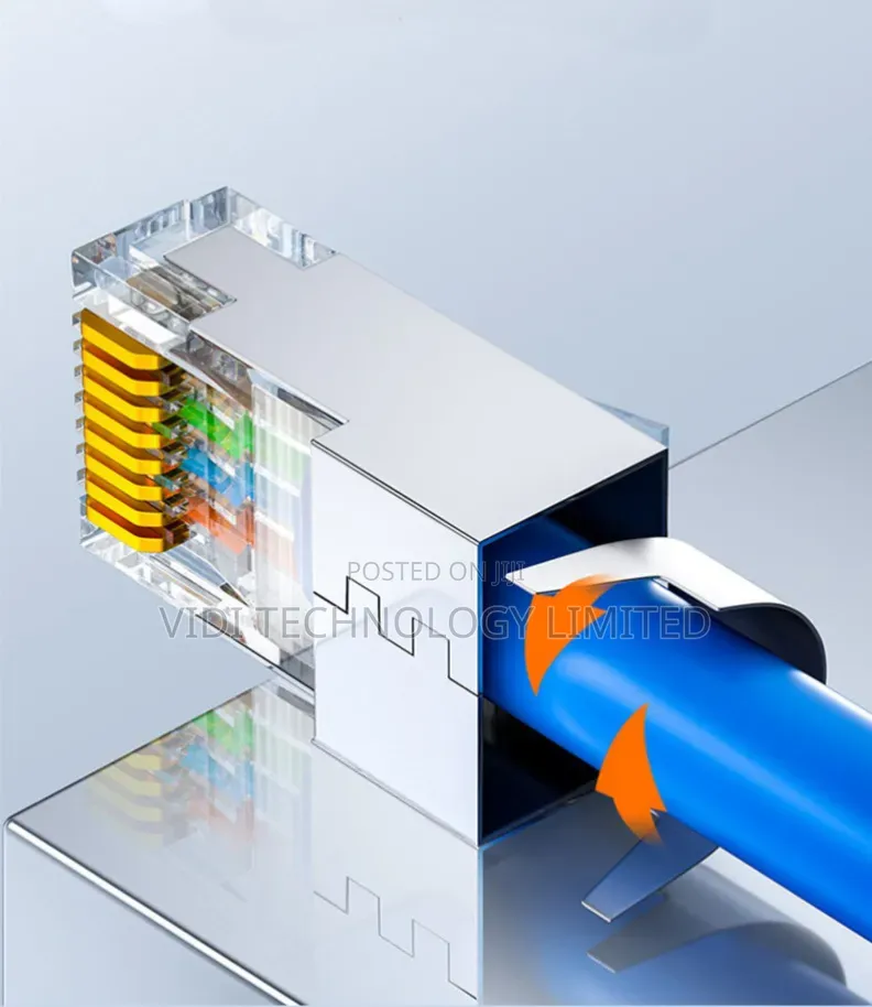Cat6 Cat7 Pass-Through Shielded Rj45 Connectors