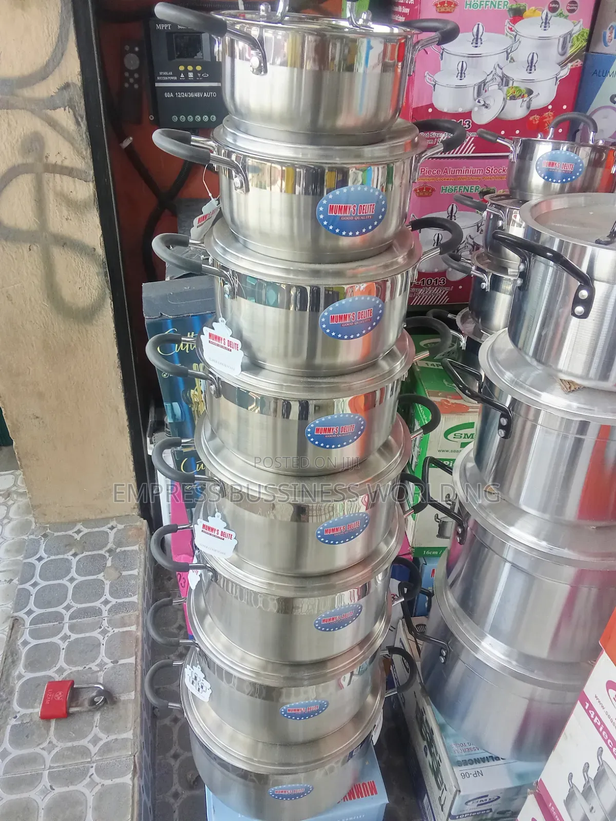 8 Pieces Healthy Induction Stainless Pots Set