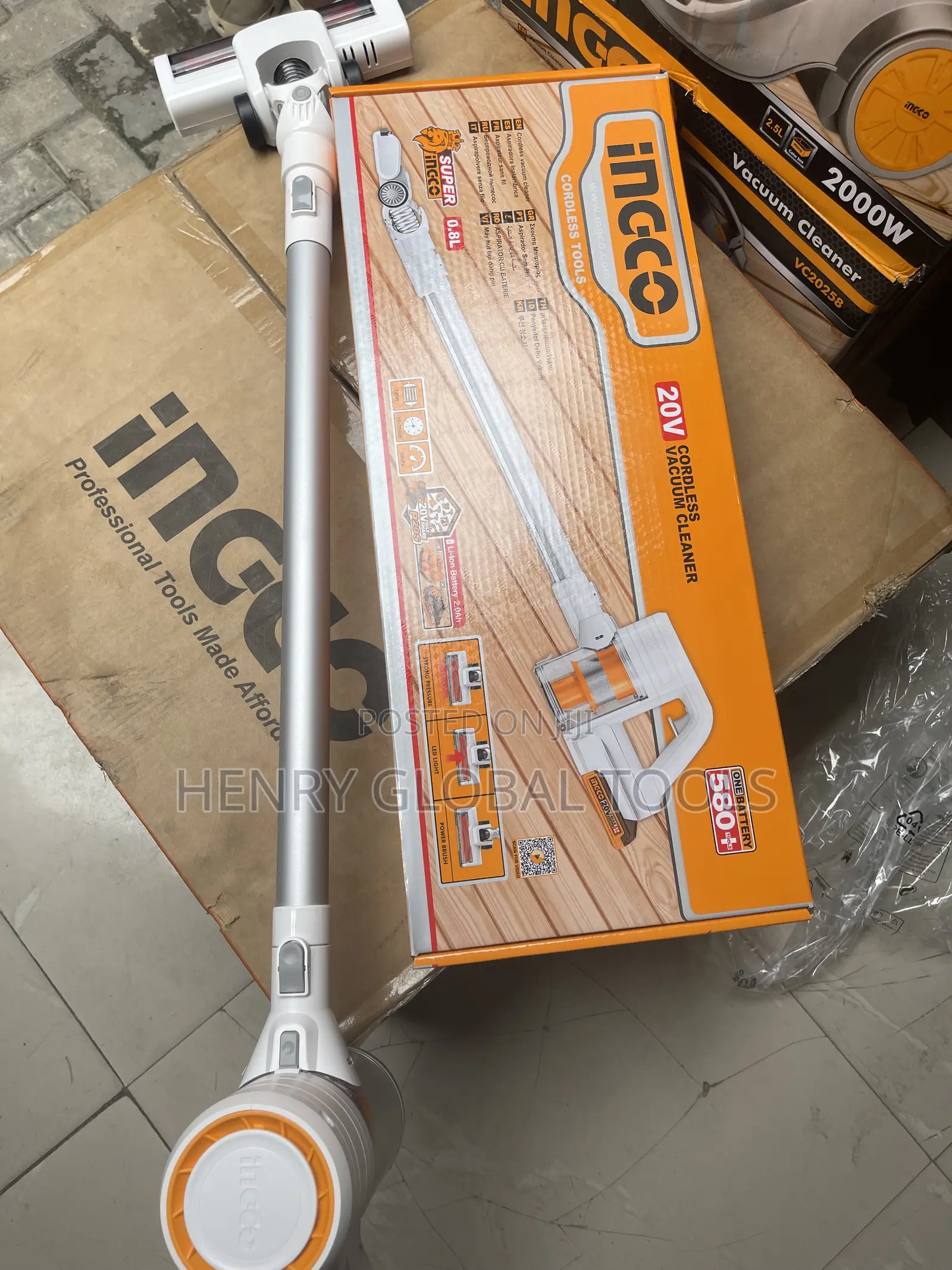 20v Ingco Battery Operated Home Vacuum Cleaner