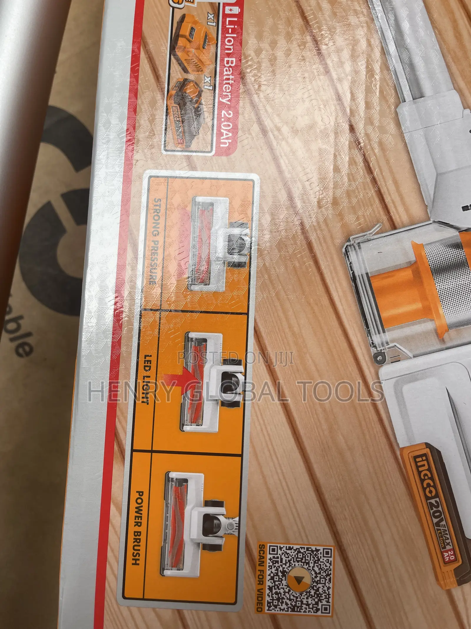20v Ingco Battery Operated Home Vacuum Cleaner