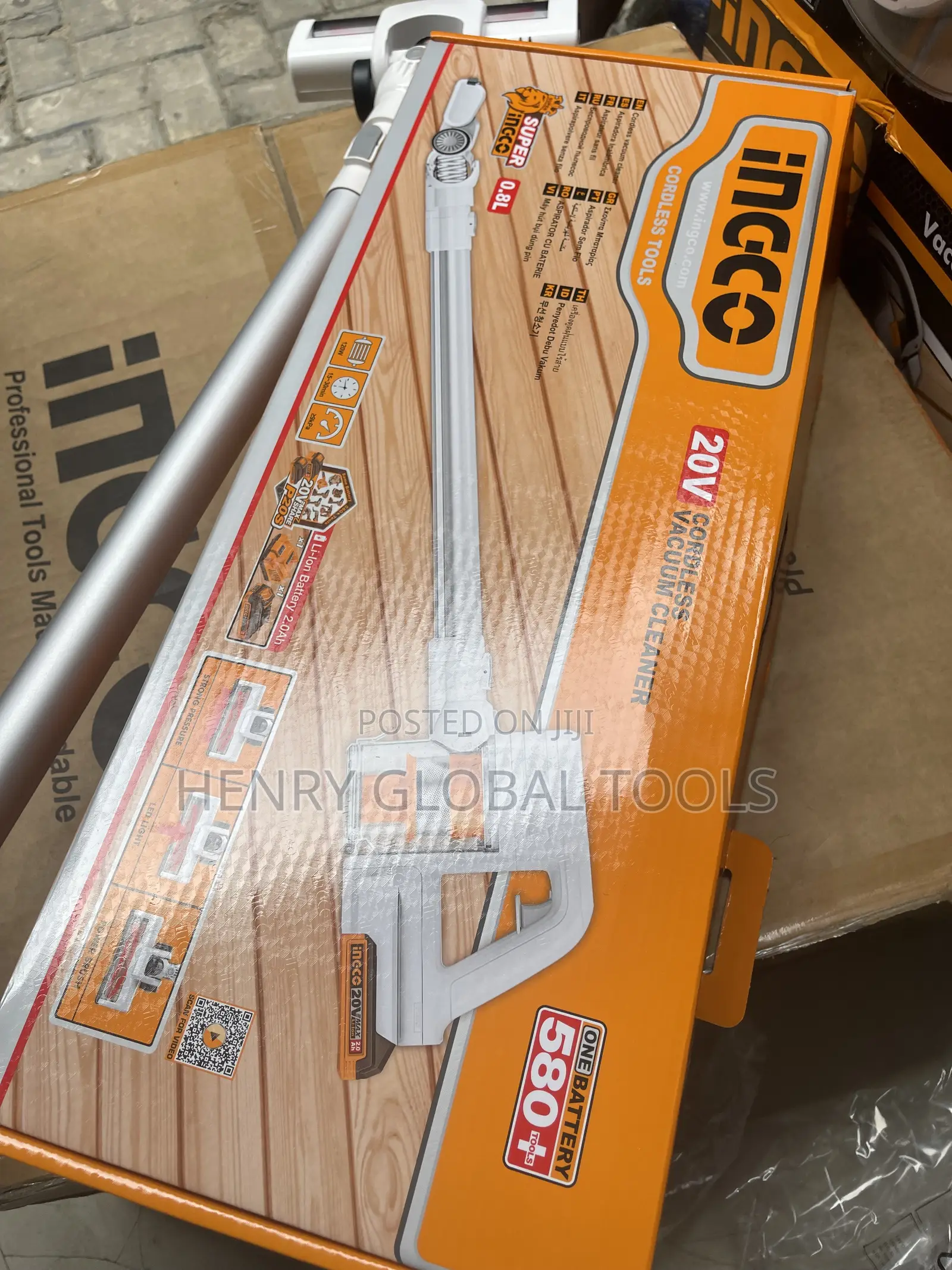 20v Ingco Battery Operated Home Vacuum Cleaner