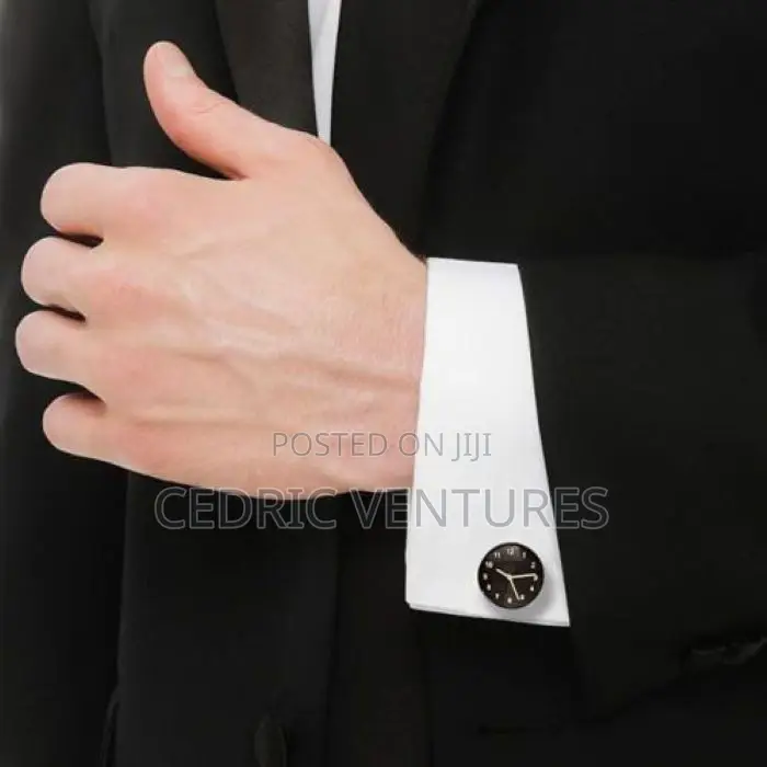 Watch Style Formal Men's Shirt Cufflinks