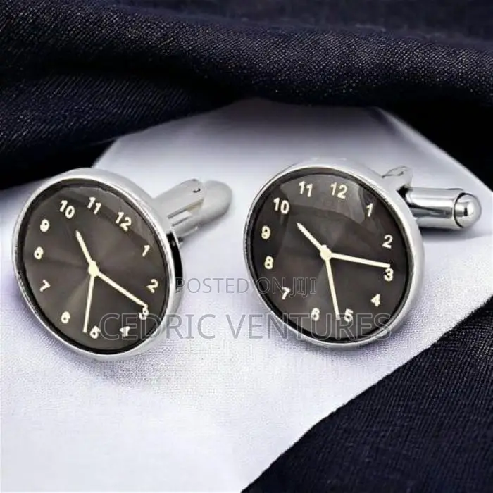 Watch Style Formal Men's Shirt Cufflinks