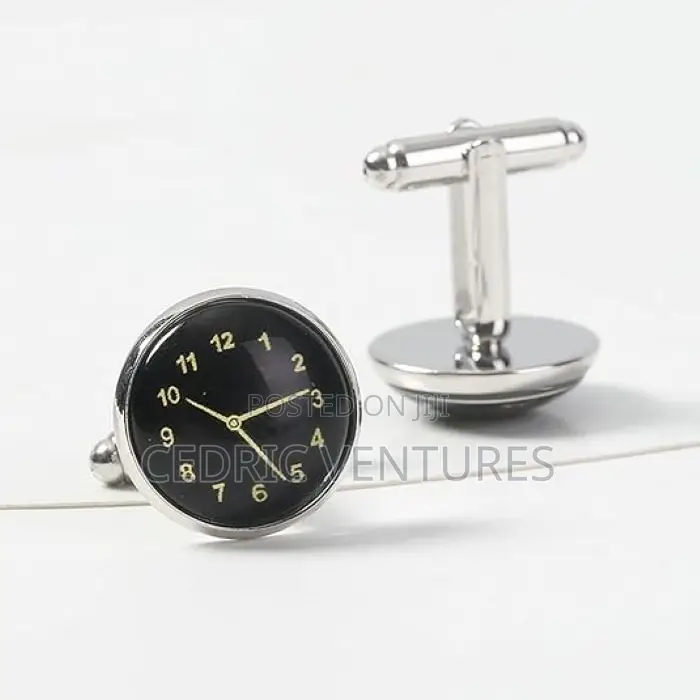 Watch Style Formal Men's Shirt Cufflinks