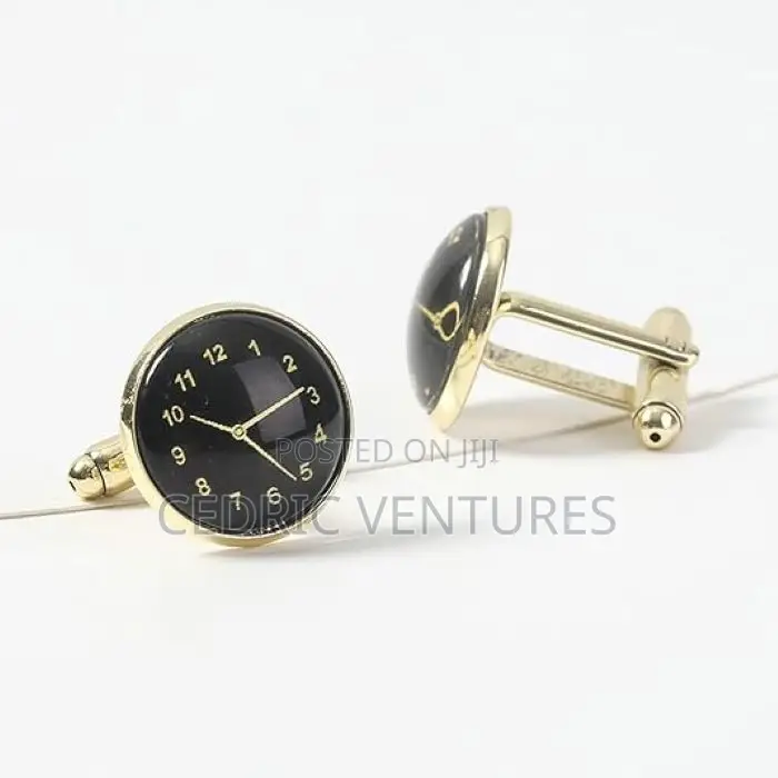 Watch Style Formal Men's Shirt Cufflinks