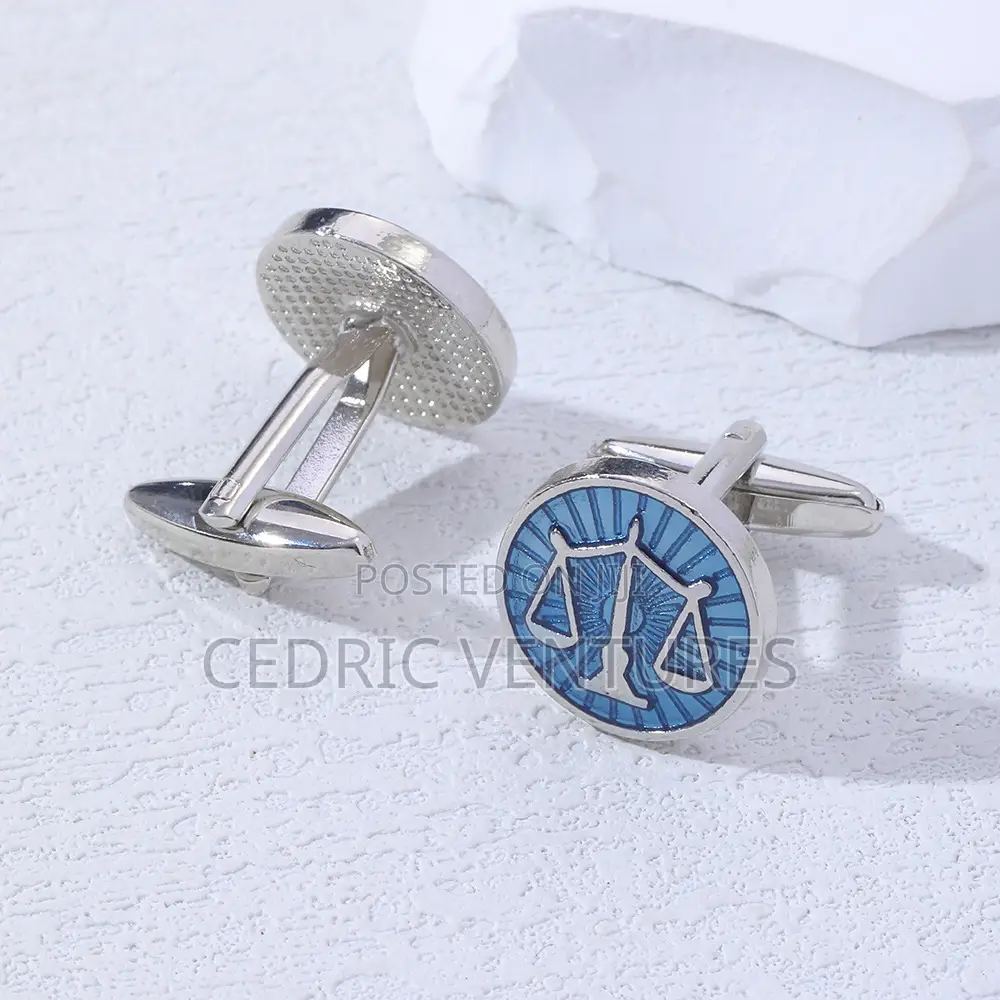 Scales of Justice Men's Shirt Cufflinks