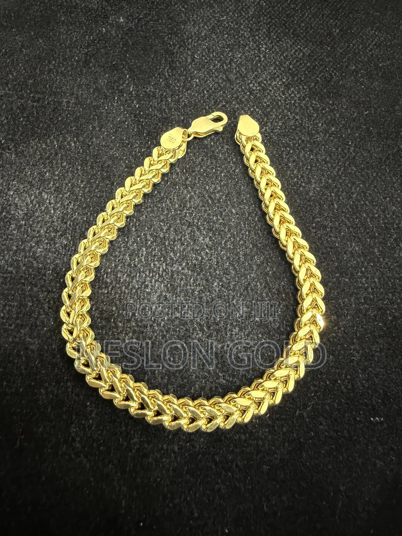 Italy 750 Tested 18karat Franco Design Bracelet