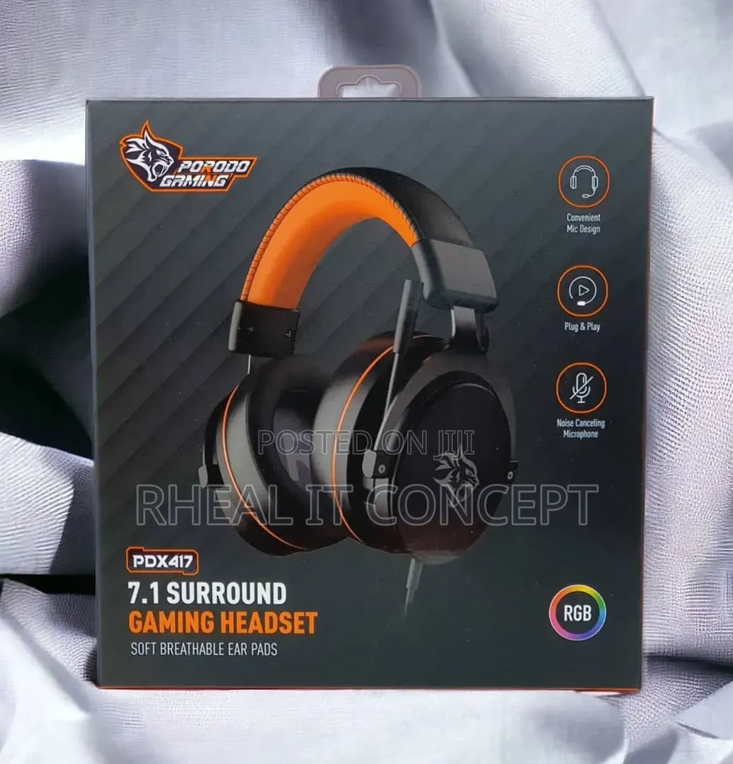 Porodo Pdx417 Wired Gaming Headset