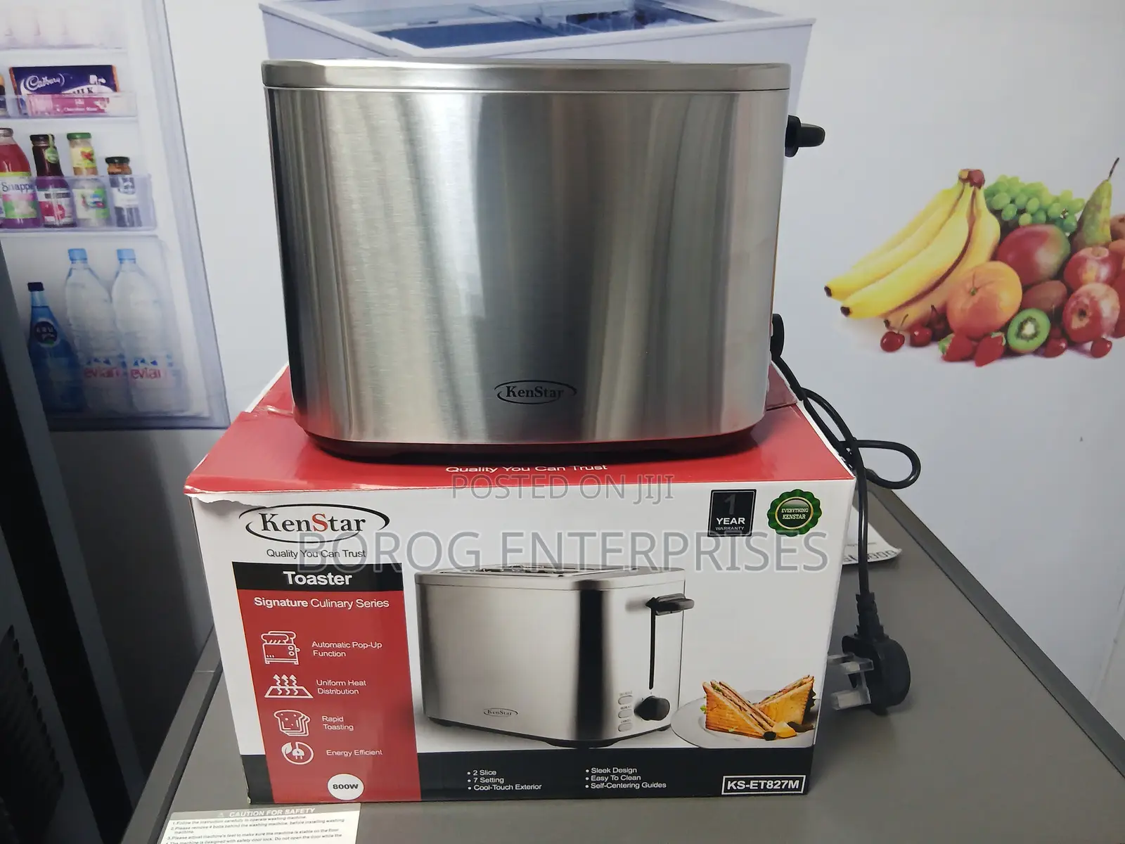 Kenstar 2-Slice Pop Up Toaster-Ks-Et827m