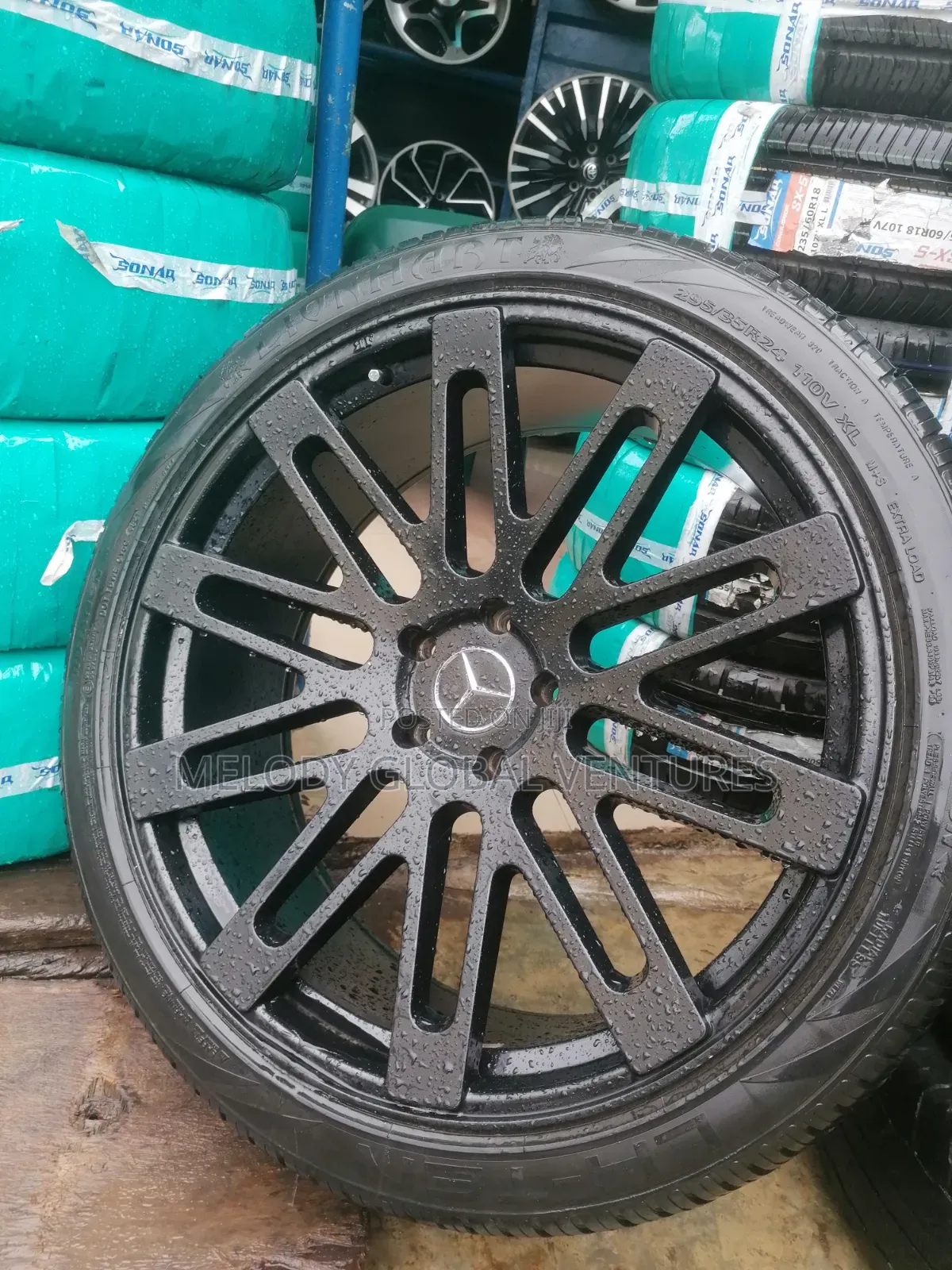24 Rim and Tyre for G Wagon and Gle, 2025 Models