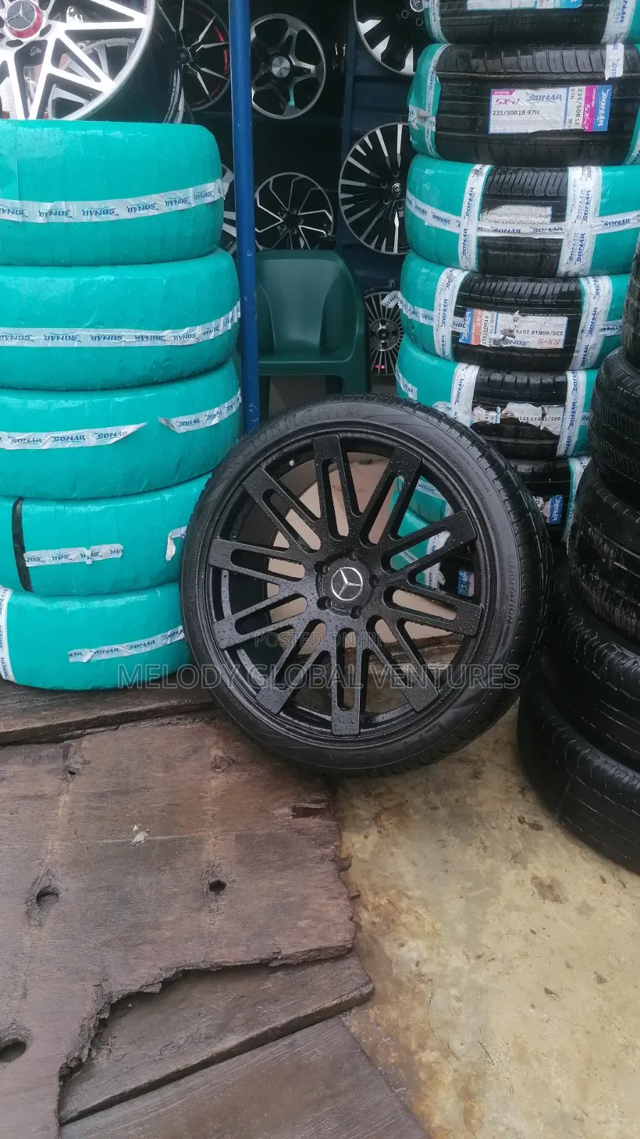 24 Rim and Tyre for G Wagon and Gle, 2025 Models