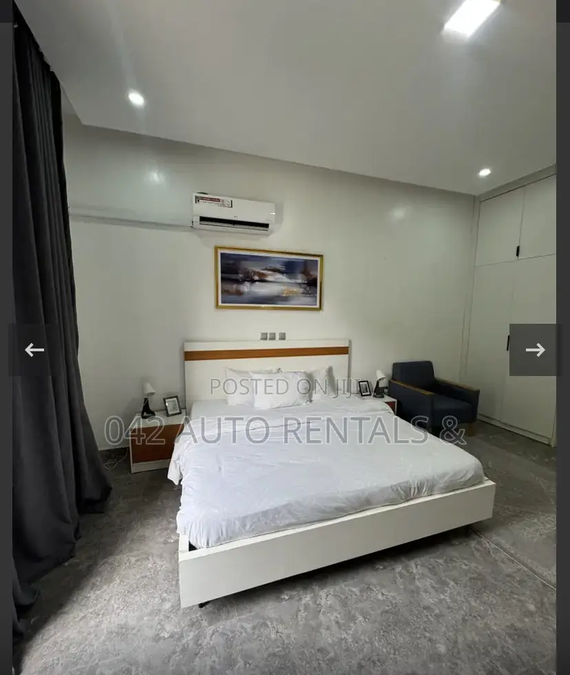 1 Bedroom Apartment in Maitama With 24/7 A.C Lawn Tennis
