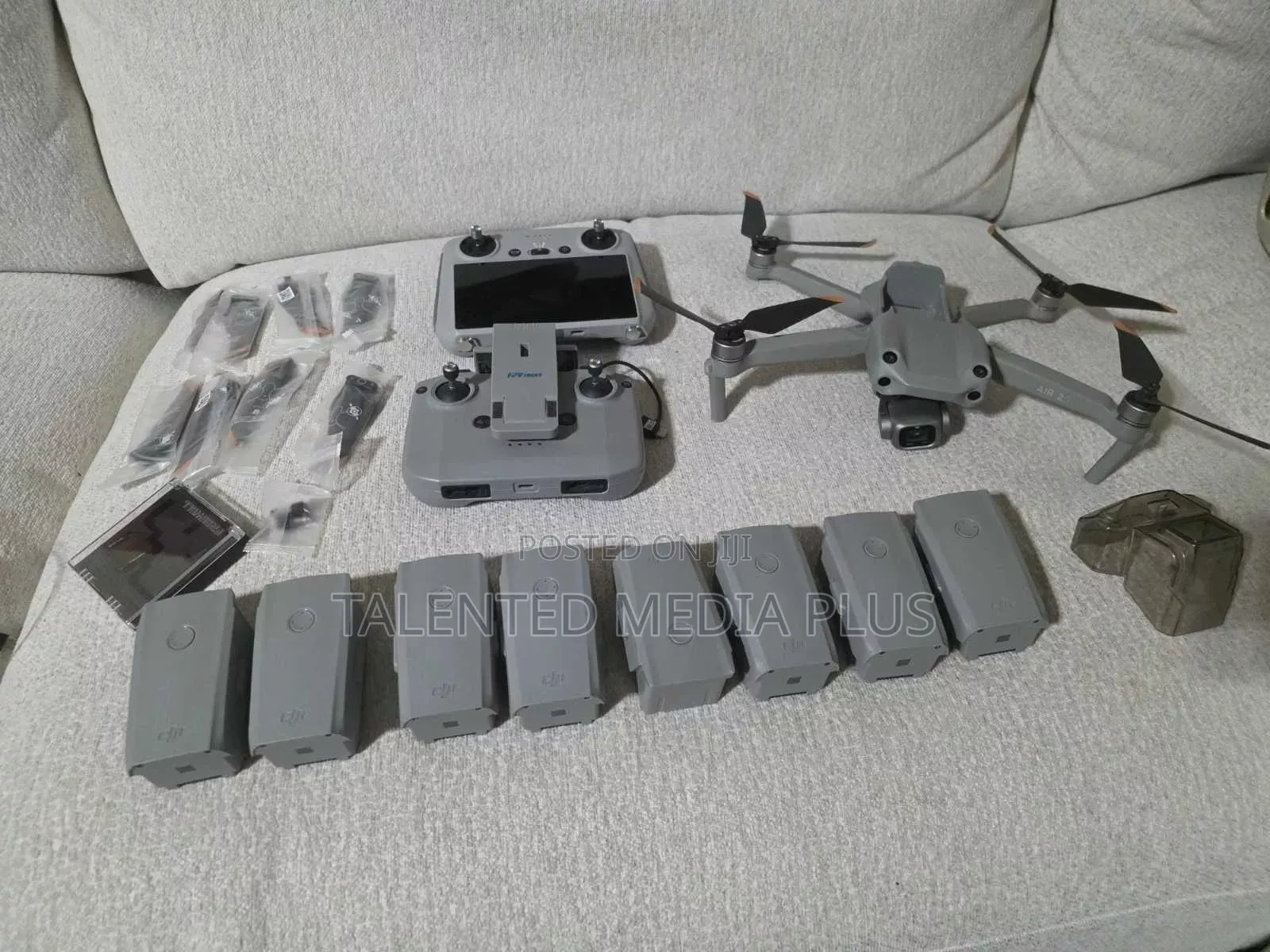 Dji Mavic Air 2s Drone With Two Controllers and 8 Original Batteries