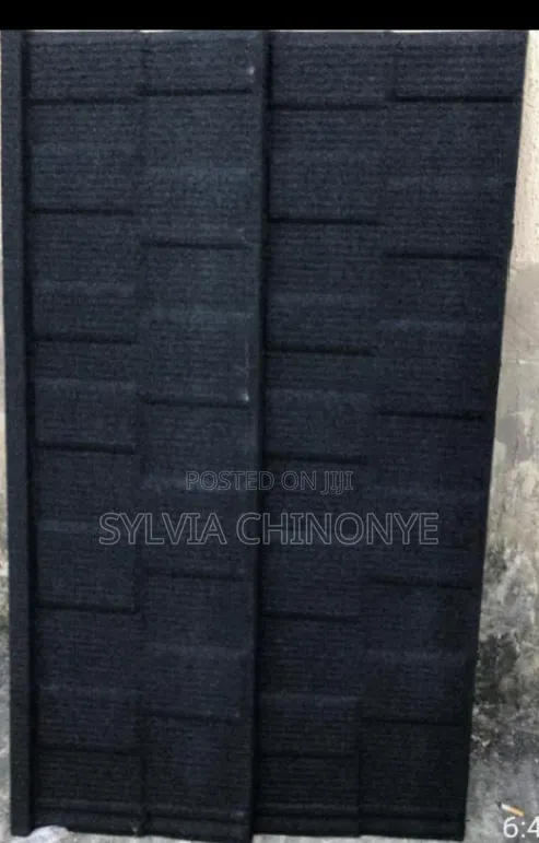 Shingles Pure Black Stone Coated Roofing With 50 Years Warranty Bb