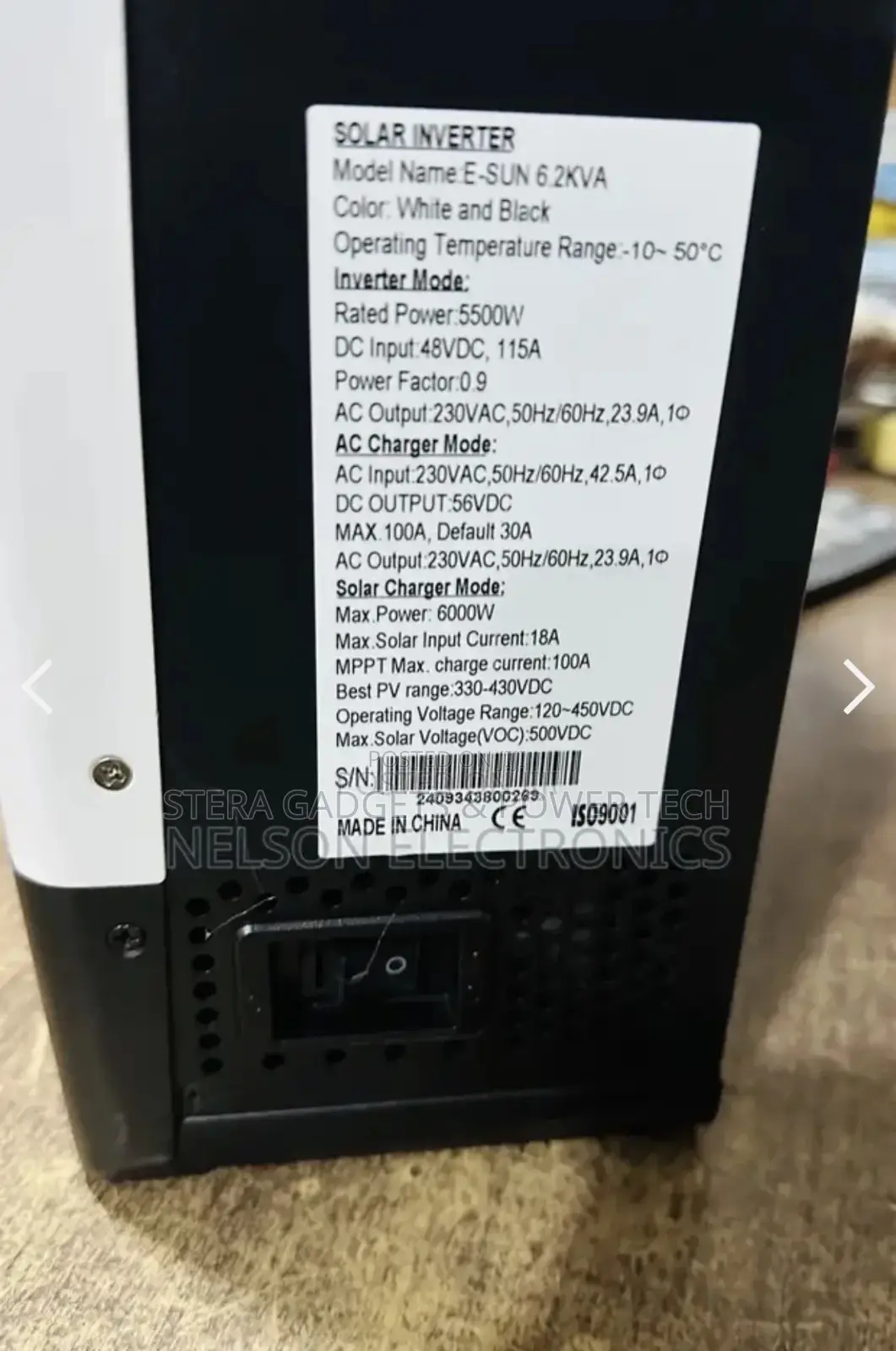 Sako 6.2kva Solar Ready Hybrid Inverter