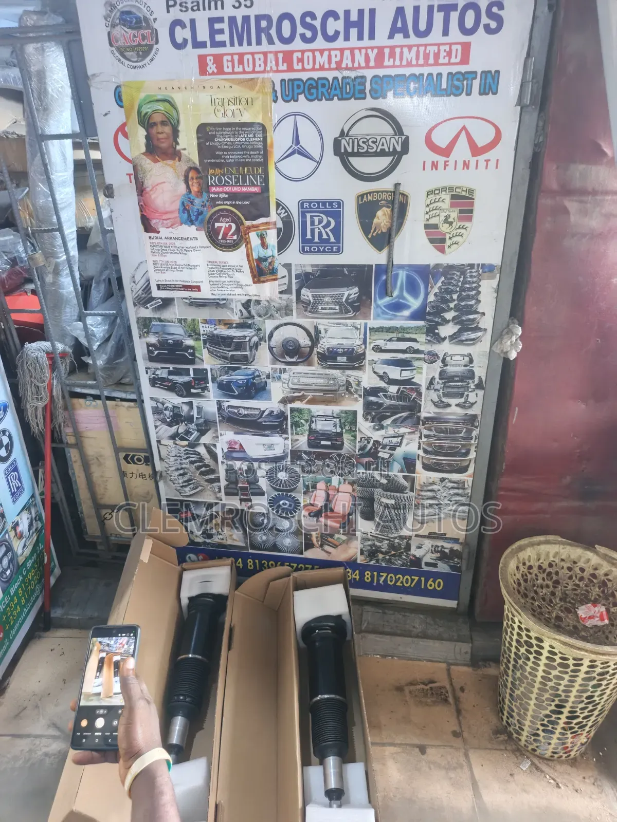 High Quality Certified Complete Brand Front Shock Rolls Royce Phantom
