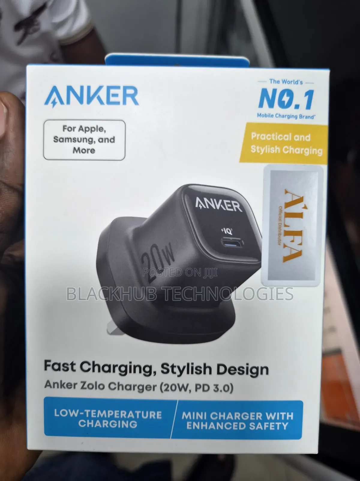 Anker Zolo Fast Charging 20w Pd 3.0, Stylish Design