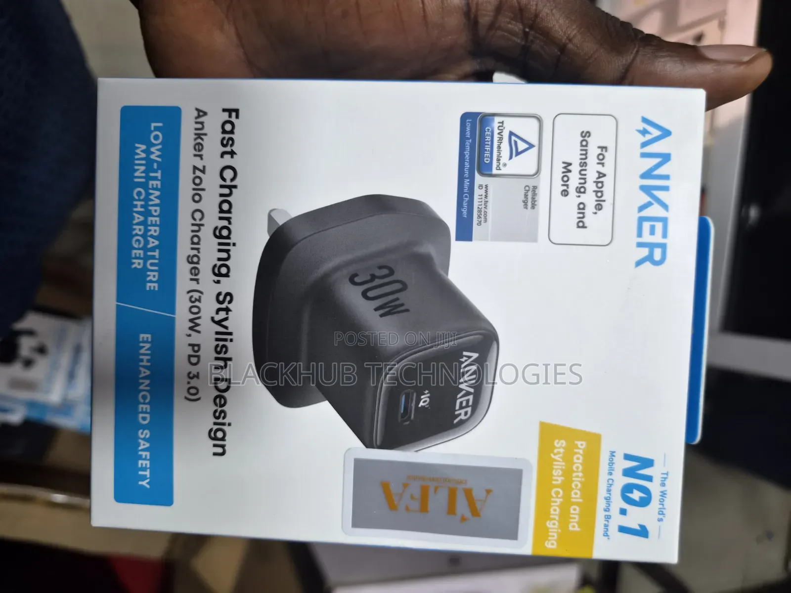 Anker Zolo Fast Charging 30w Pd 3.0, Stylish Design