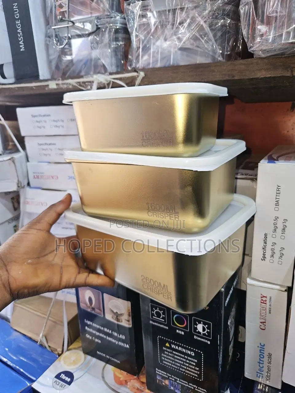 3in1 Stainless Steel Food Storage Container Set