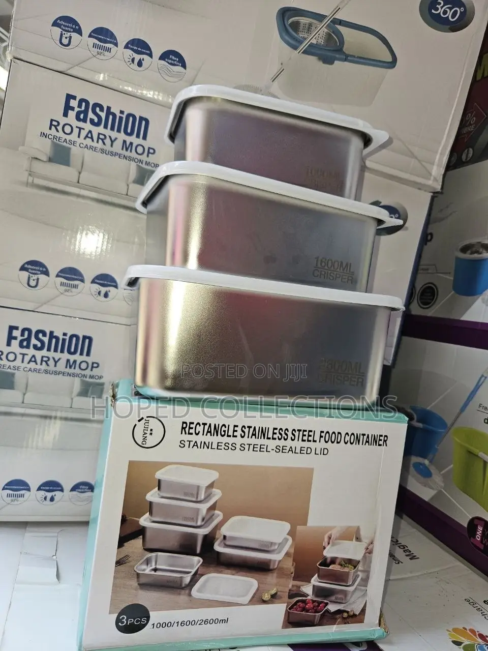 3in1 Stainless Steel Food Storage Container Set