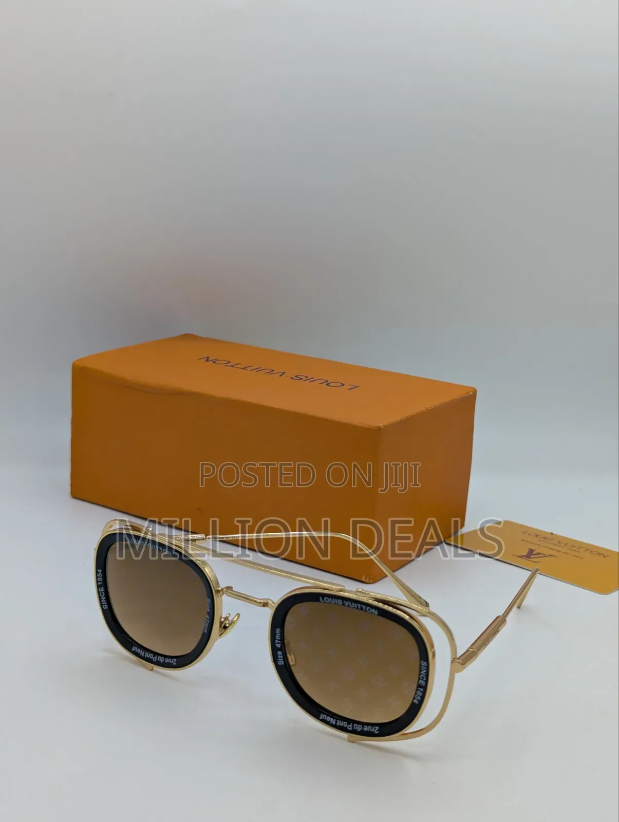 Classic Trendy Men's Brown Luxe Sunglasses