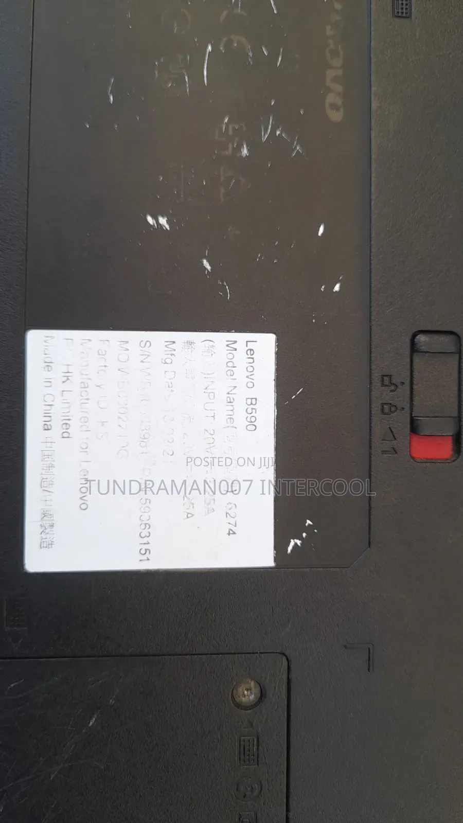 Laptop Lenovo B570 16GB Intel Core i7 SSD 500GB