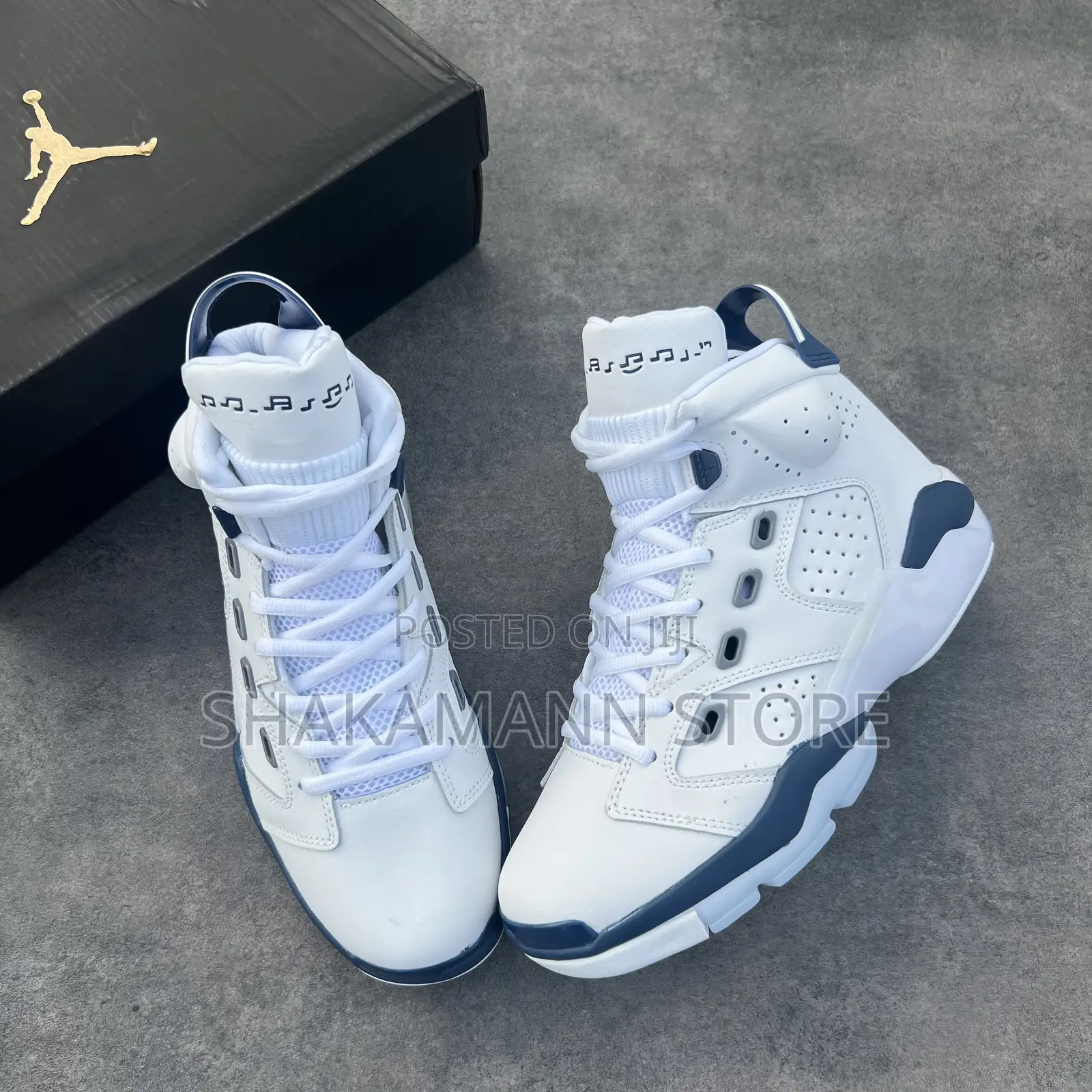 Air Jordan 6 White and Blue