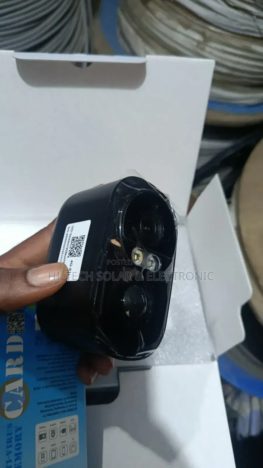 Spy Camera - Come With 8wtt Solar Panel - Sim Memory Port Available
