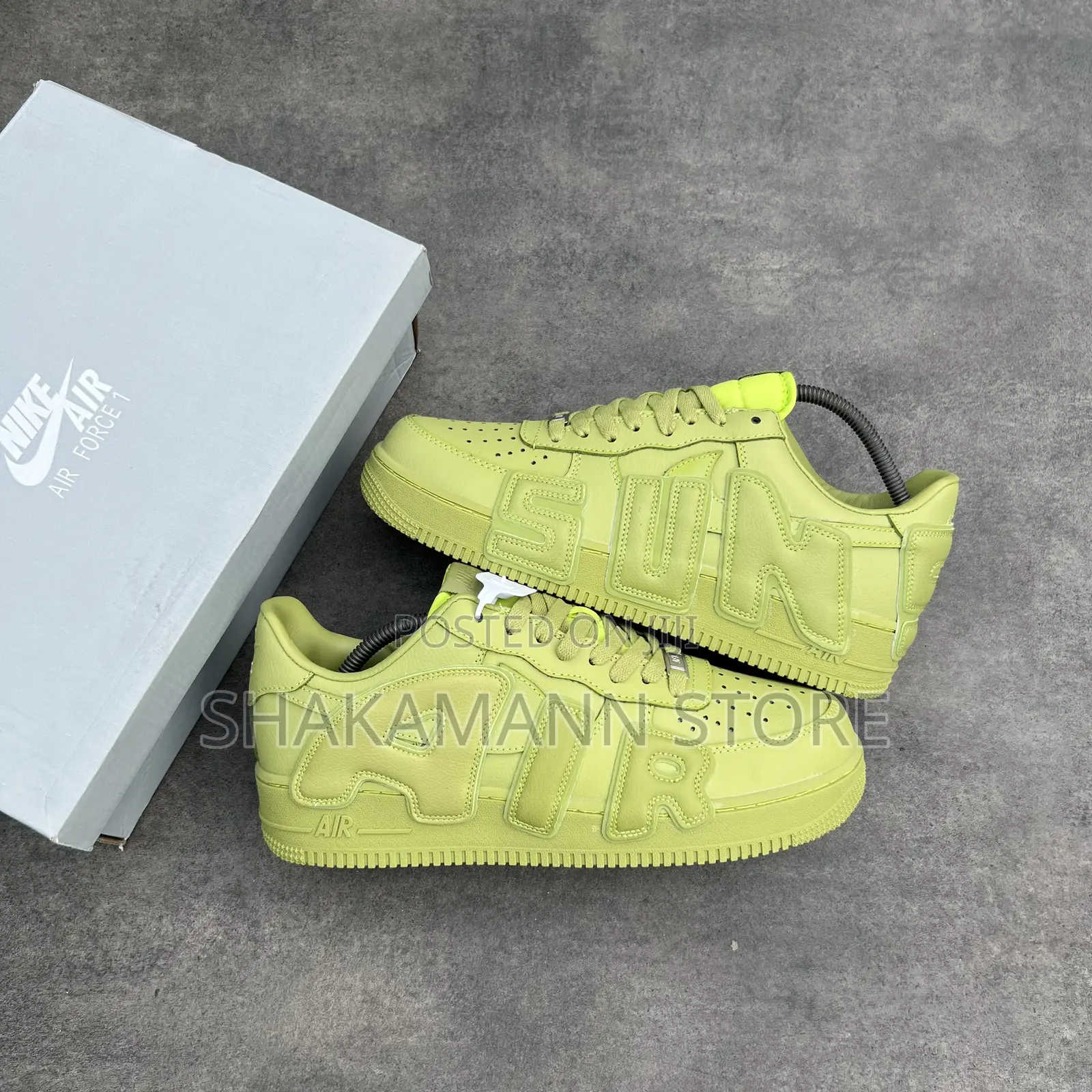 Original Nike Air Force 1 Moss Green Flea Market