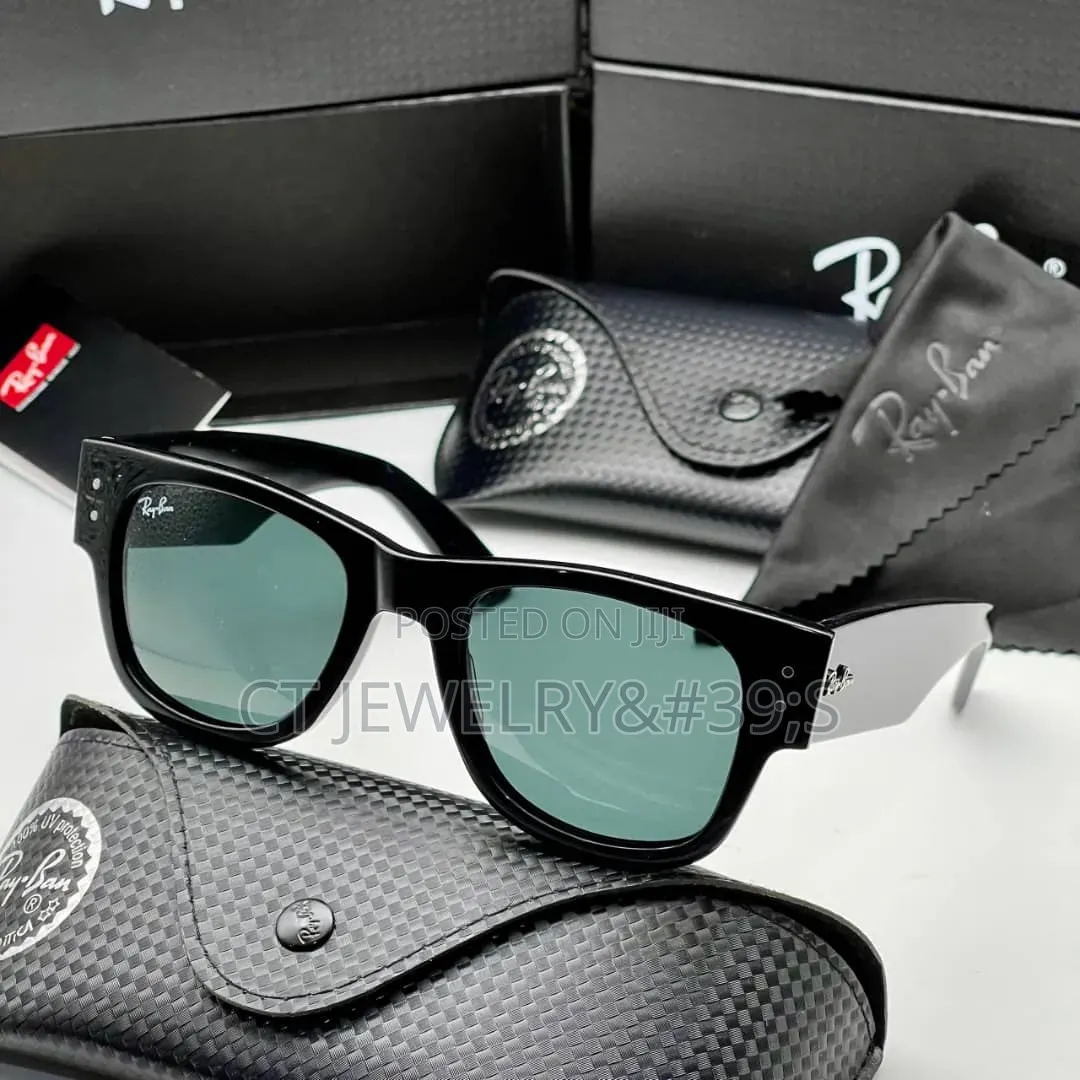 Luxury Ray-Ban Style Sunglasses Blue Gradient Lens, Uv Protection