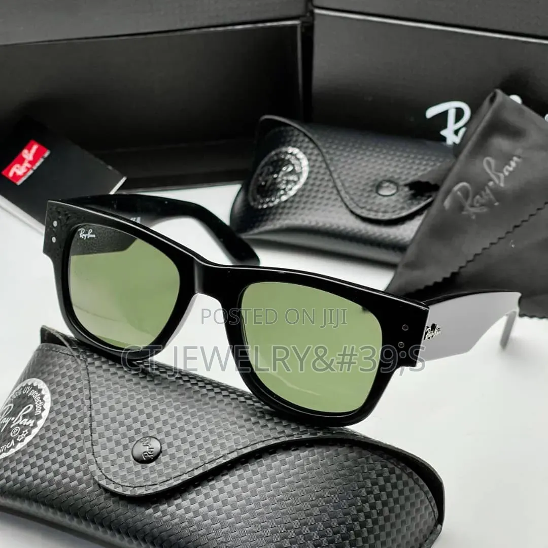 Luxury Ray-Ban Style Sunglasses Blue Gradient Lens, Uv Protection