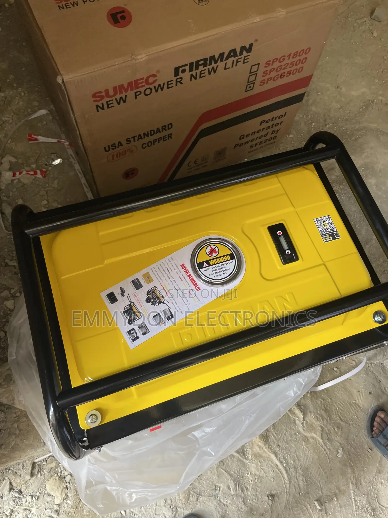 Sumec Firman Spg6500e2 4.5kva Manual Start Generator