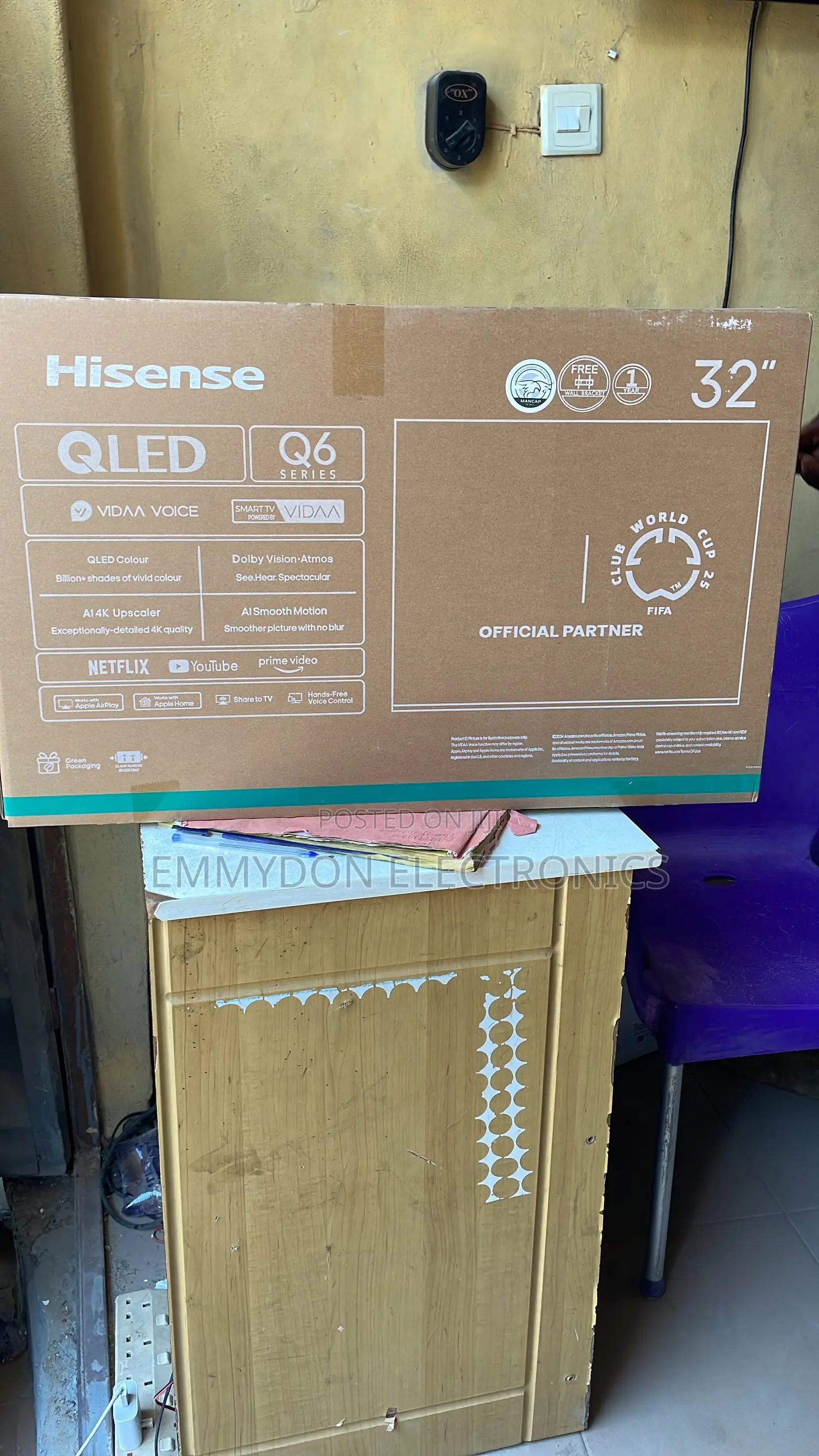 Hisense 32” Qled Smart Tv Reliable Entertainment Anytime