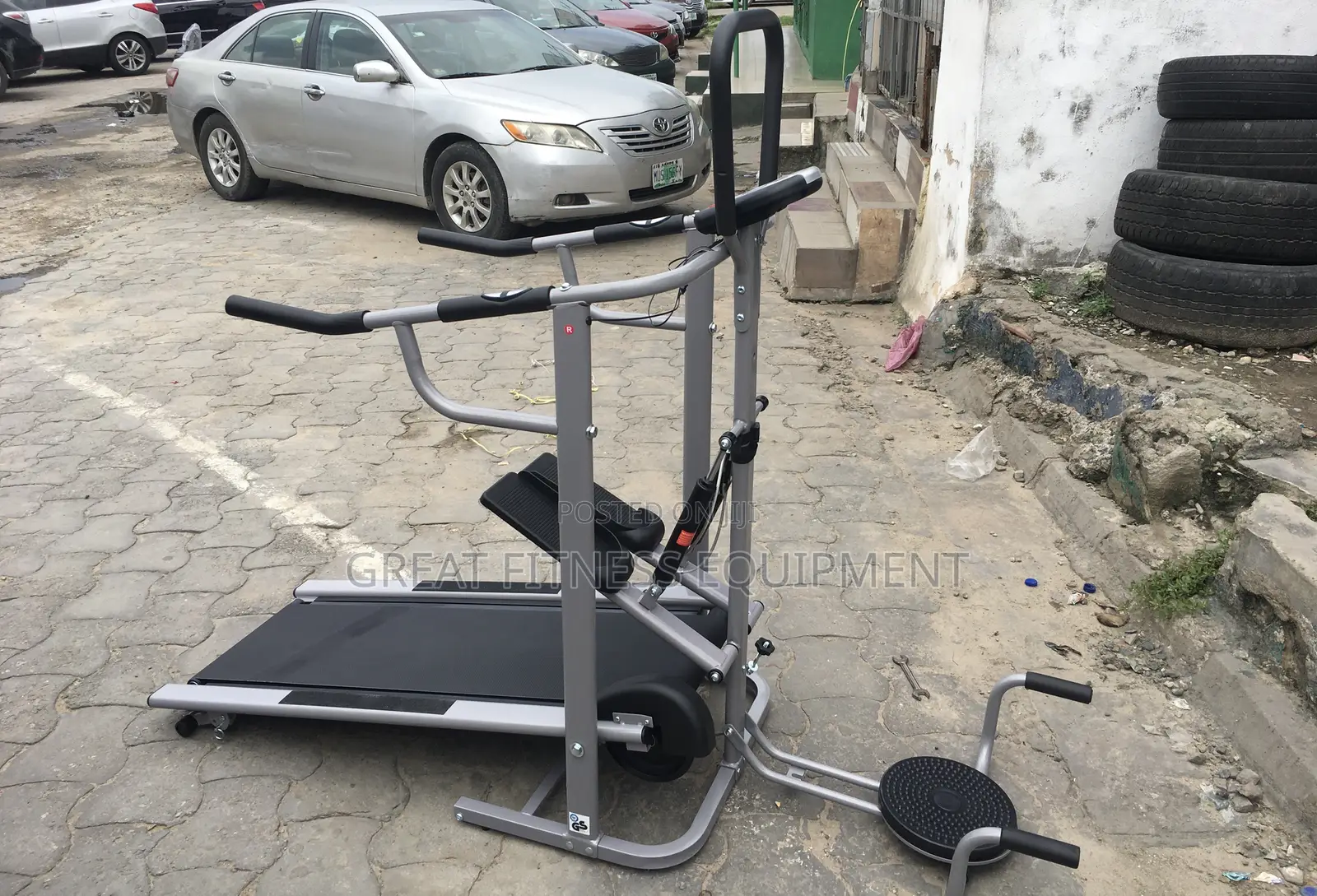 Manual Treadmill With Stepper and Twister